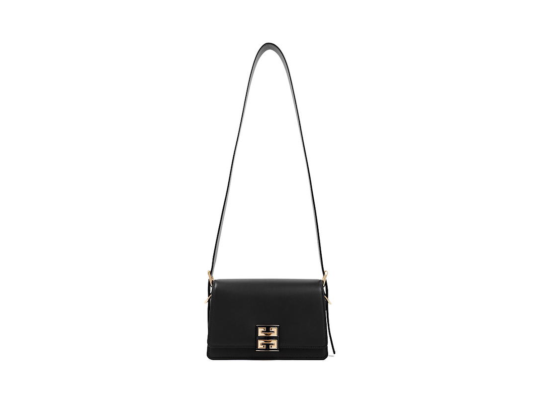 Givenchy Givenchy 4g Crossbody Leather Bagblack Calf Leather 100calf Leather