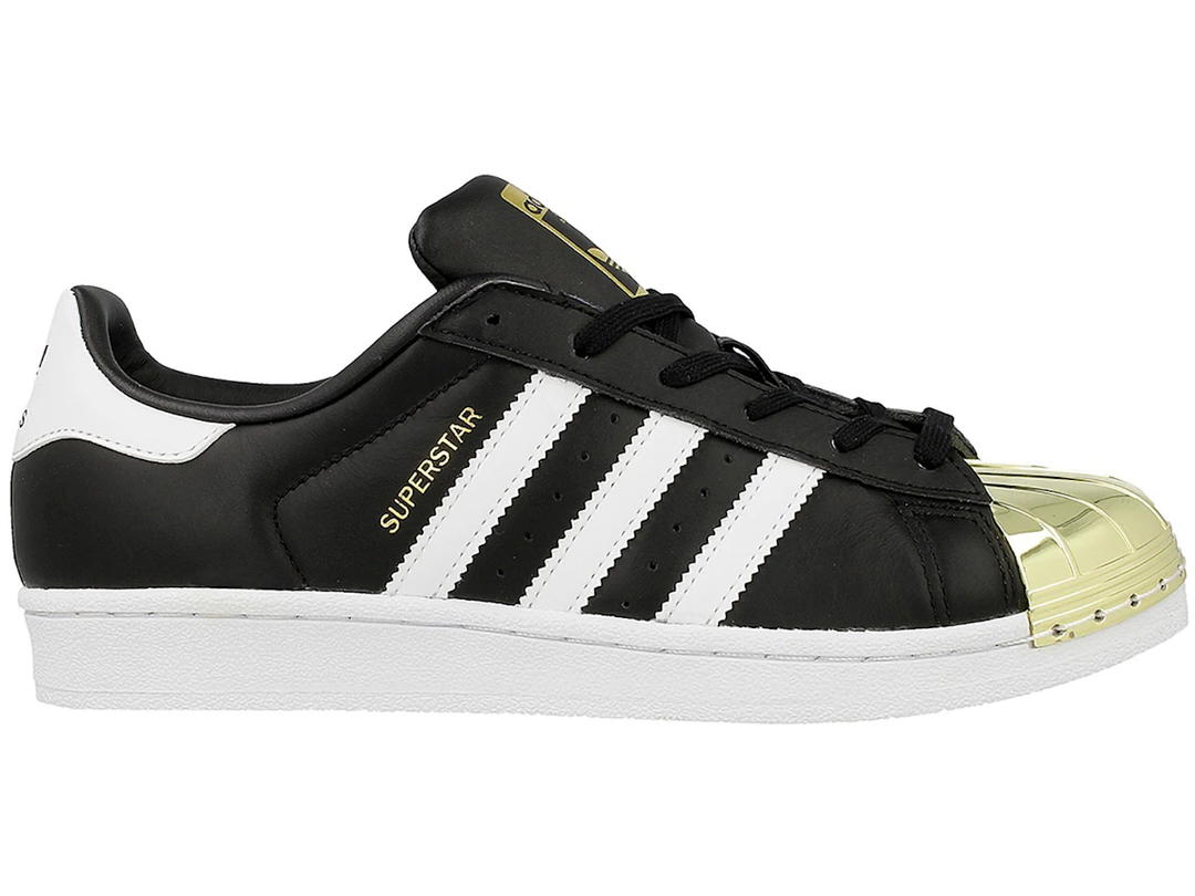 adidas adidas Superstar Metal Toe Core Black Gold Toe (Women's)