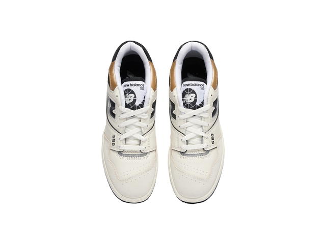 New Balance New Balance 550 White Black And Gold - view 3