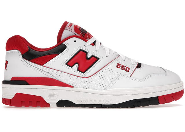 New Balance New Balance 550 White Red - view 1