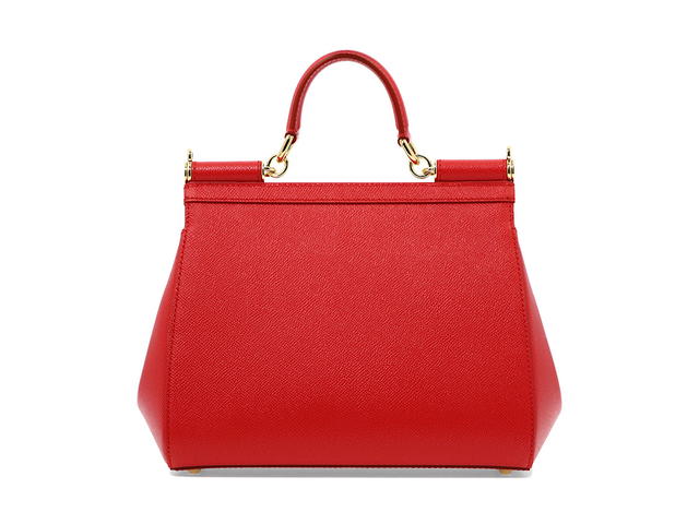 Dolce & Gabbana Dolce Gabbana Sicily Handbagred Pelle Di Vitello - view 3