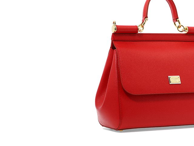 Dolce & Gabbana Dolce Gabbana Sicily Handbagred Pelle Di Vitello - view 4