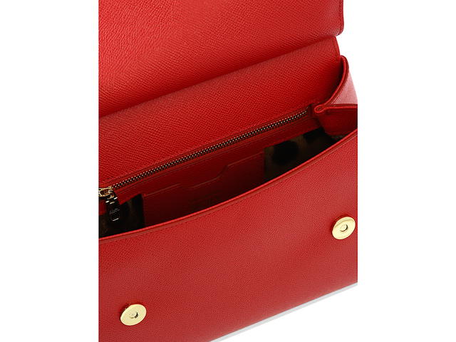 Dolce & Gabbana Dolce Gabbana Sicily Handbagred Pelle Di Vitello - view 5