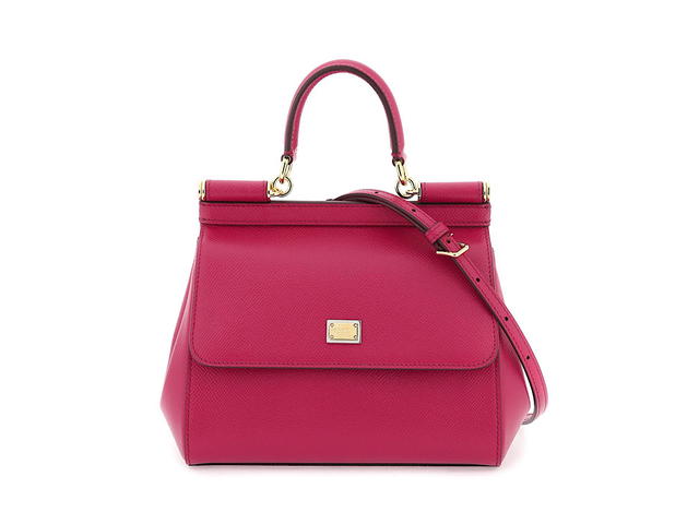 Dolce & Gabbana Dolce Gabbana Sicily Leather Handbagpink Calf Calf 10 Cotton 90 - view 2