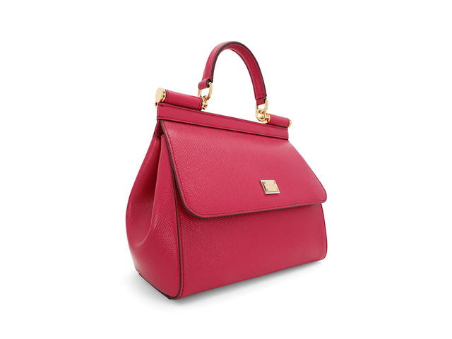 Dolce & Gabbana Dolce Gabbana Sicily Leather Handbagpink Calf Calf 10 Cotton 90 - view 5