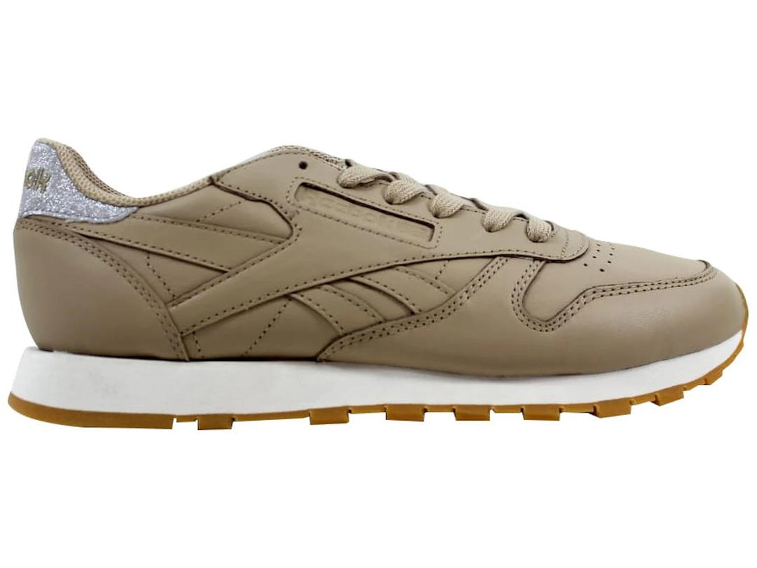 Reebok Reebok Classic Leather Met Diamond Oatmeal/Chalk-Gum (Women's)