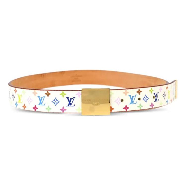 Louis Vuitton Louis Vuitton X Takashi Murakami 2004 Monogram Multicolour Belt