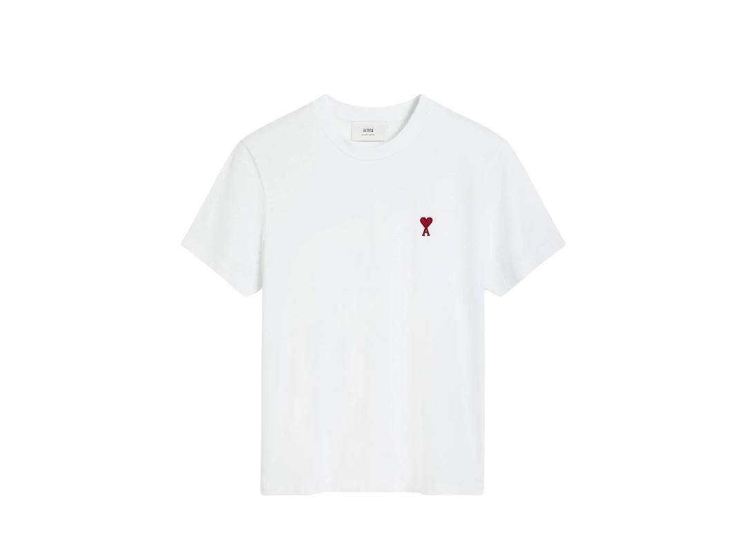 Ami Paris Ami Paris Cotton Ami de Coeur T-Shirt White