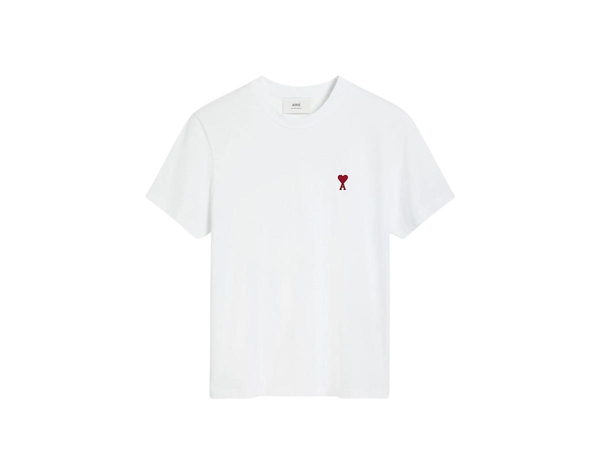 Ami Paris Ami Paris Cotton Ami de Coeur T-Shirt White