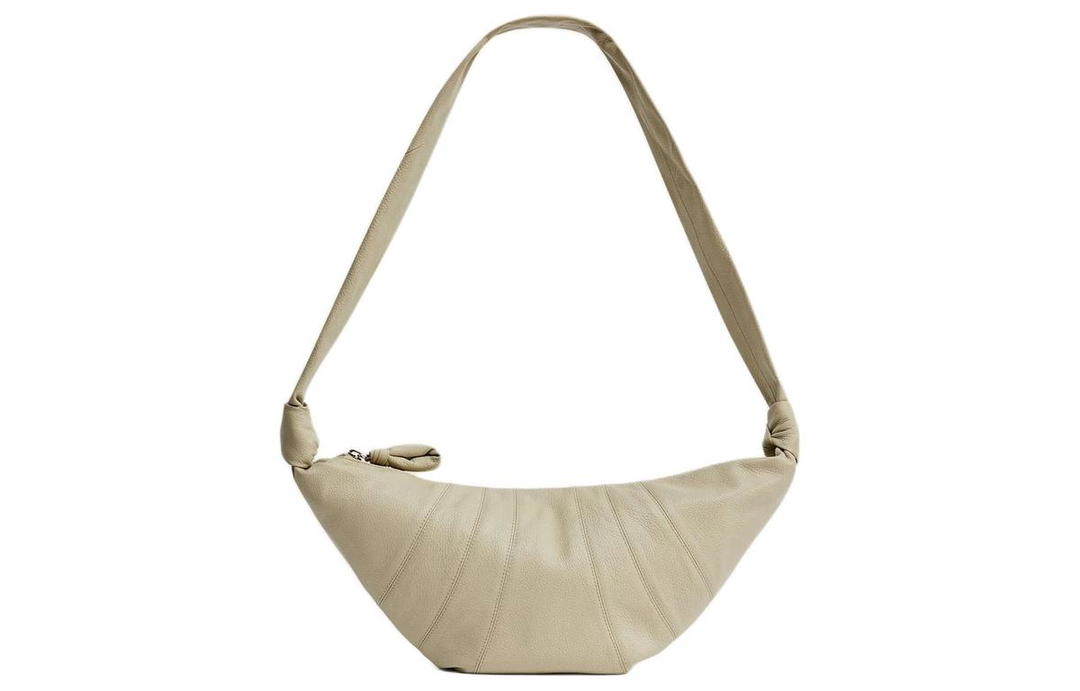 Lemaire Lemaire Croissant Series Grained Leather Croissant Bag Crossbody Bag Shoulder Bag Medium Size Unisex Light Sage Green