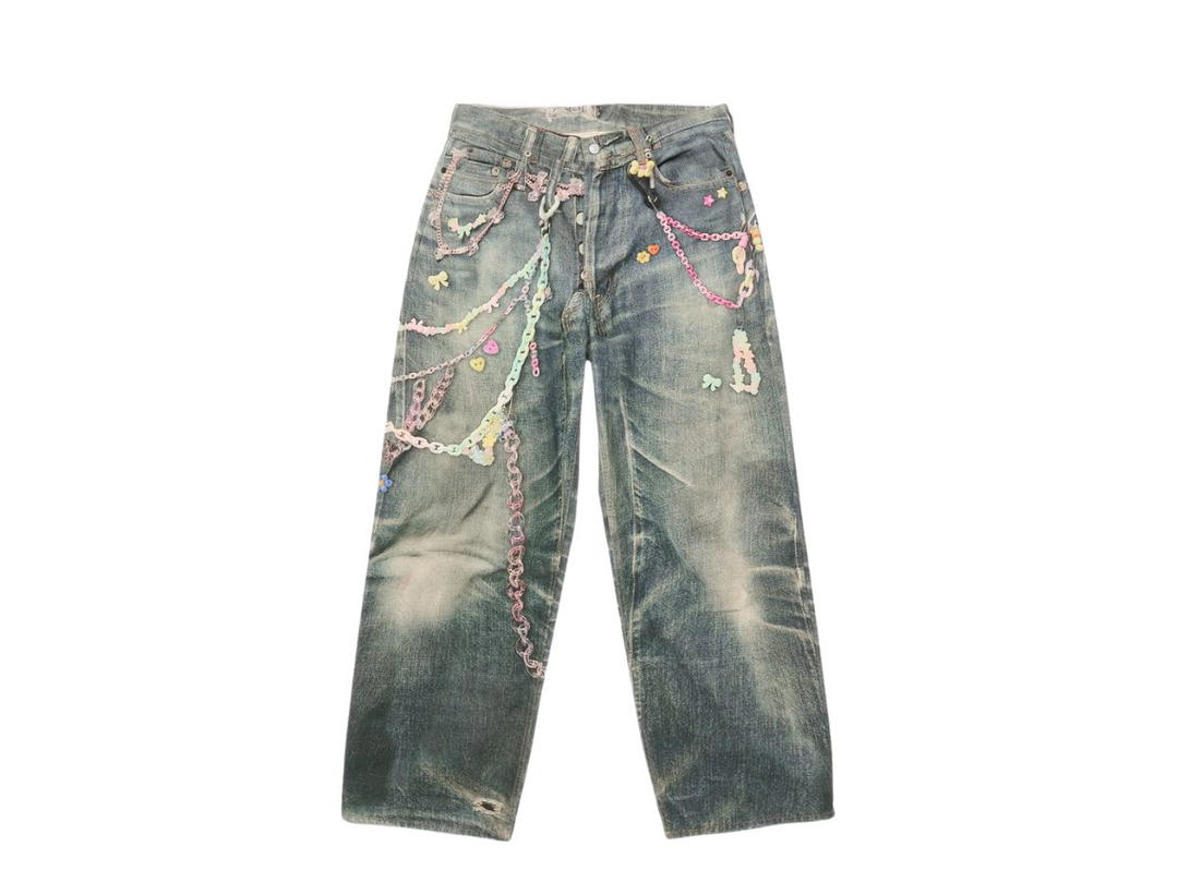 Acne Studios Acne Studios Baggy Fit Jeans 1981M Mid Blue Wash