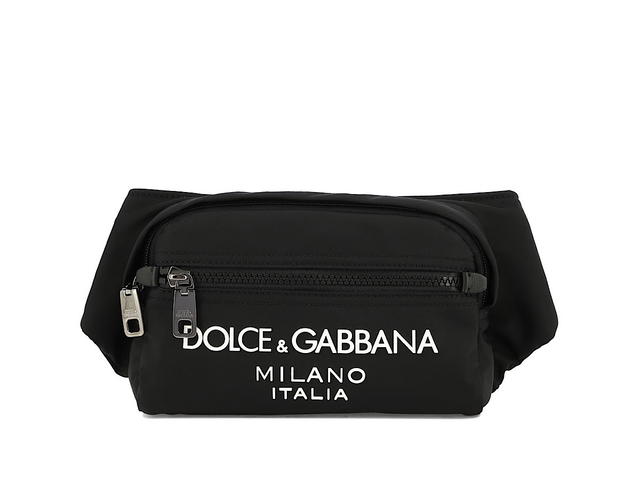 Dolce & Gabbana Dolce Gabbana Nylon Belt Bag With Logoblack 50 Polyamide 20 Acrylic 15 Viscose 15 Calfskin - view 1