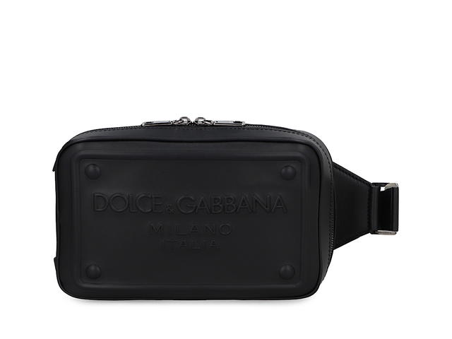 Dolce & Gabbana Dolce Gabbana Leather Belt Bag With Logoblack Calf 90 Viscose 10 - view 1