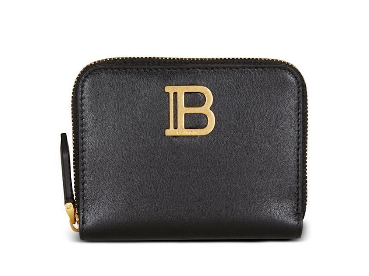 Buy Balmain Timeless Raffia Pursenoir Bos Taurus at Sasom – Authentic and Ready to Ship