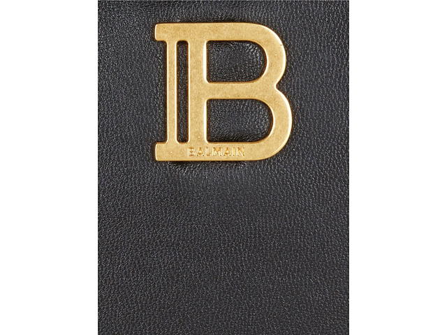Balmain Balmain Timeless Raffia Pursenoir Bos Taurus - view 3