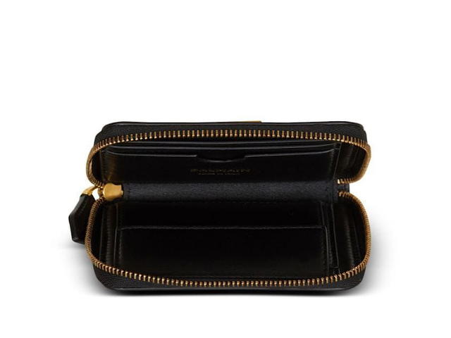 Balmain Balmain Timeless Raffia Pursenoir Bos Taurus - view 4