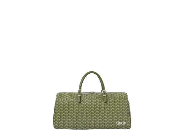 Goyard Goyard Boston 50 bag In Goyardine Canvas And Cervon Calfskin With Palladium Hardware Khaki - view 1