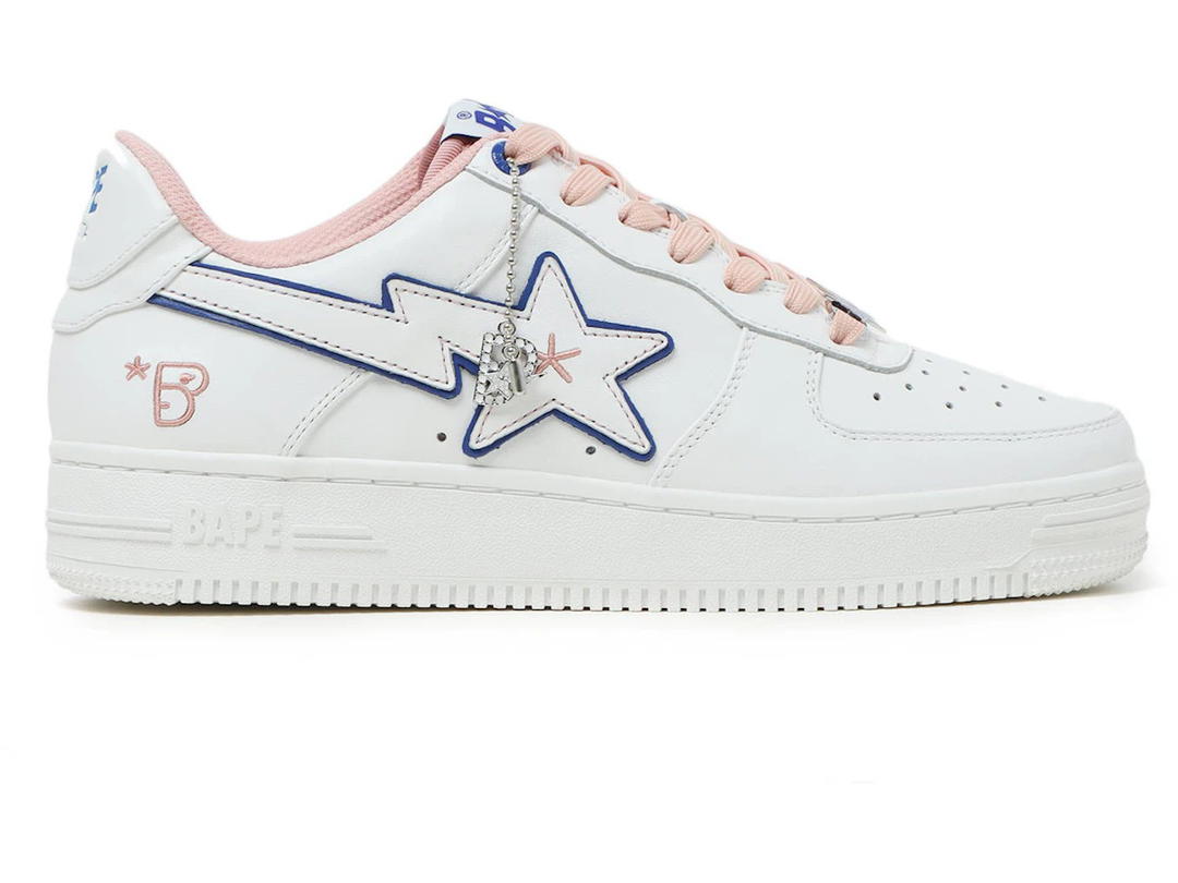 Bape A Bathing Ape Bape Sta BAPY White Pink (Women's)