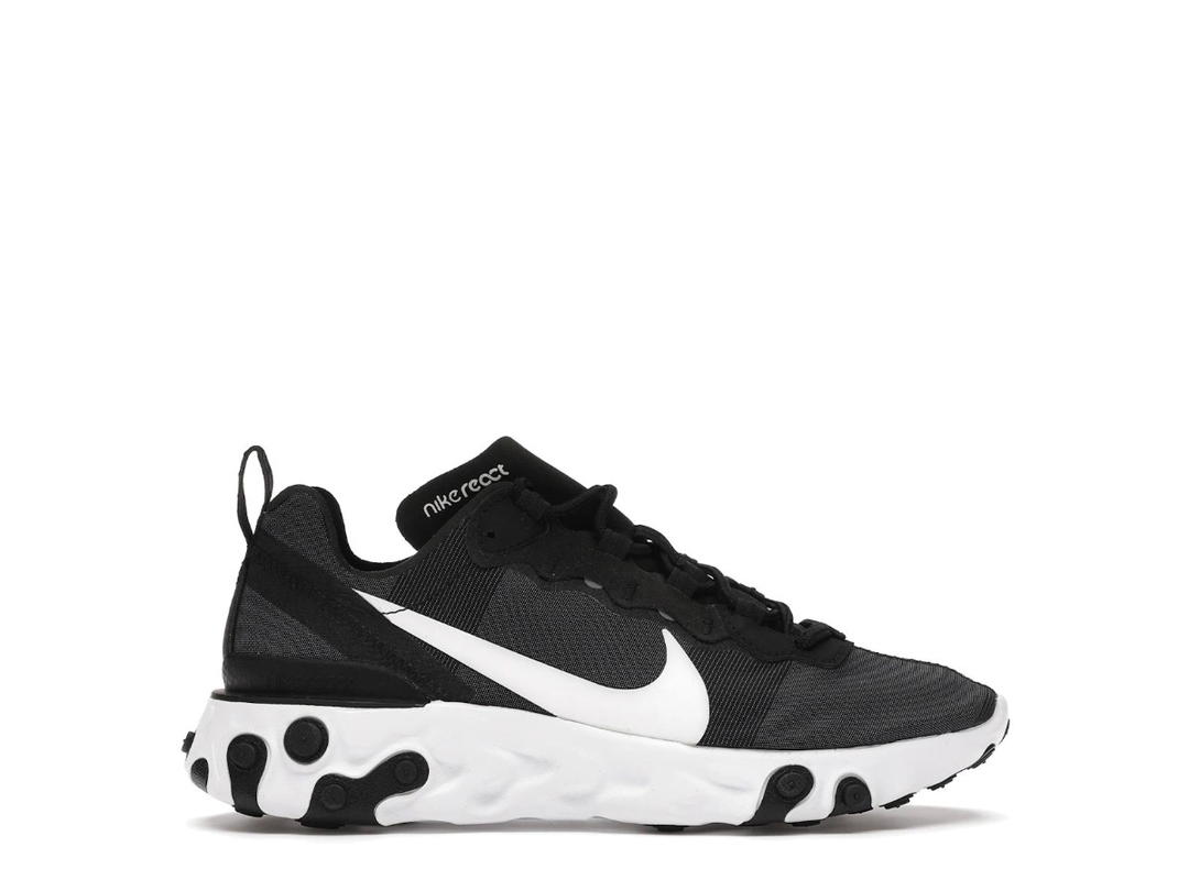 Nike Nike React Element 55 Black White (Women's)
