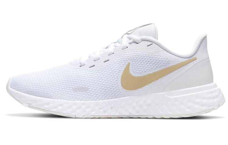 Nike Nike Revolution 5 White/Gold Women's