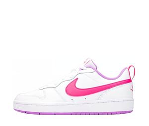 Buy Nike Low 2 Slip Resistant Cushioning Wear Resistant Low Top Kids' Skateboarding Shoes White Pink Purple Teenagers at Sasom – Authentic and Ready to Ship