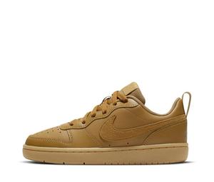 Buy Nike Court Borough Low 2 Wheat Wheat Gum Light Brown GS at Sasom – Authentic and Ready to Ship