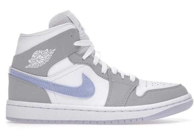 Jordan Jordan 1 Mid Wolf Grey Aluminum (Women's) - view 1
