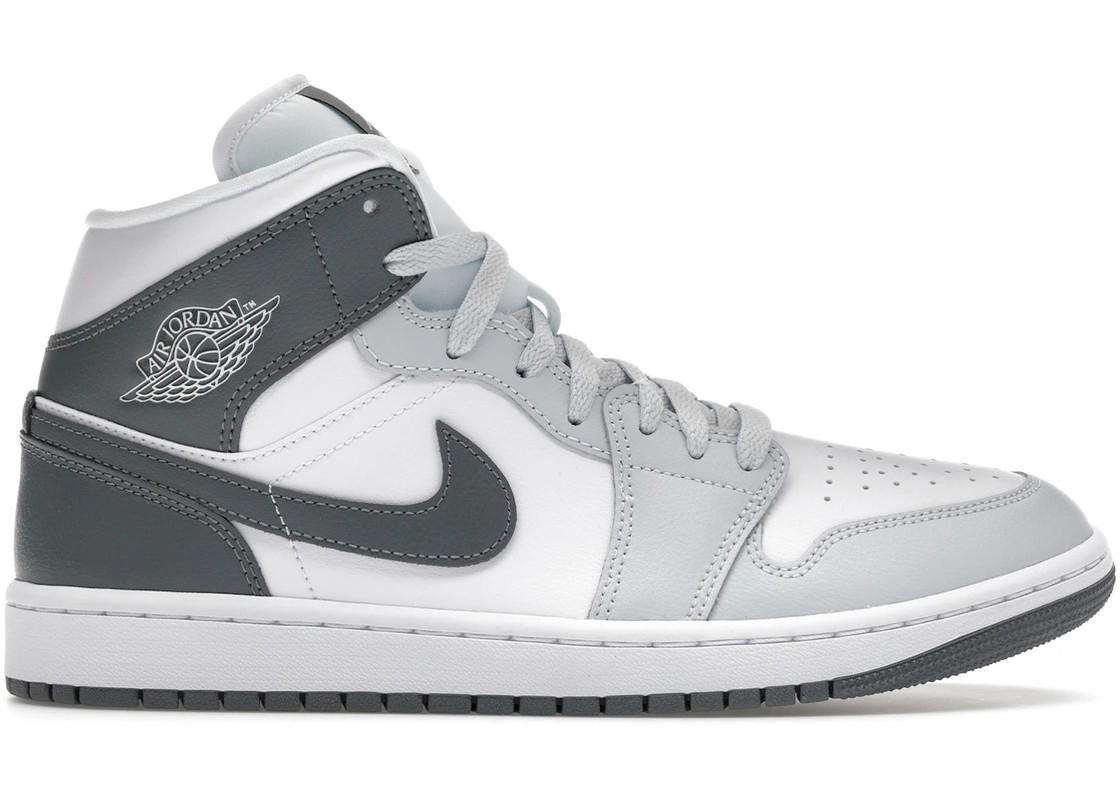 Jordan Jordan 1 Mid White Smoke Grey (Women's)