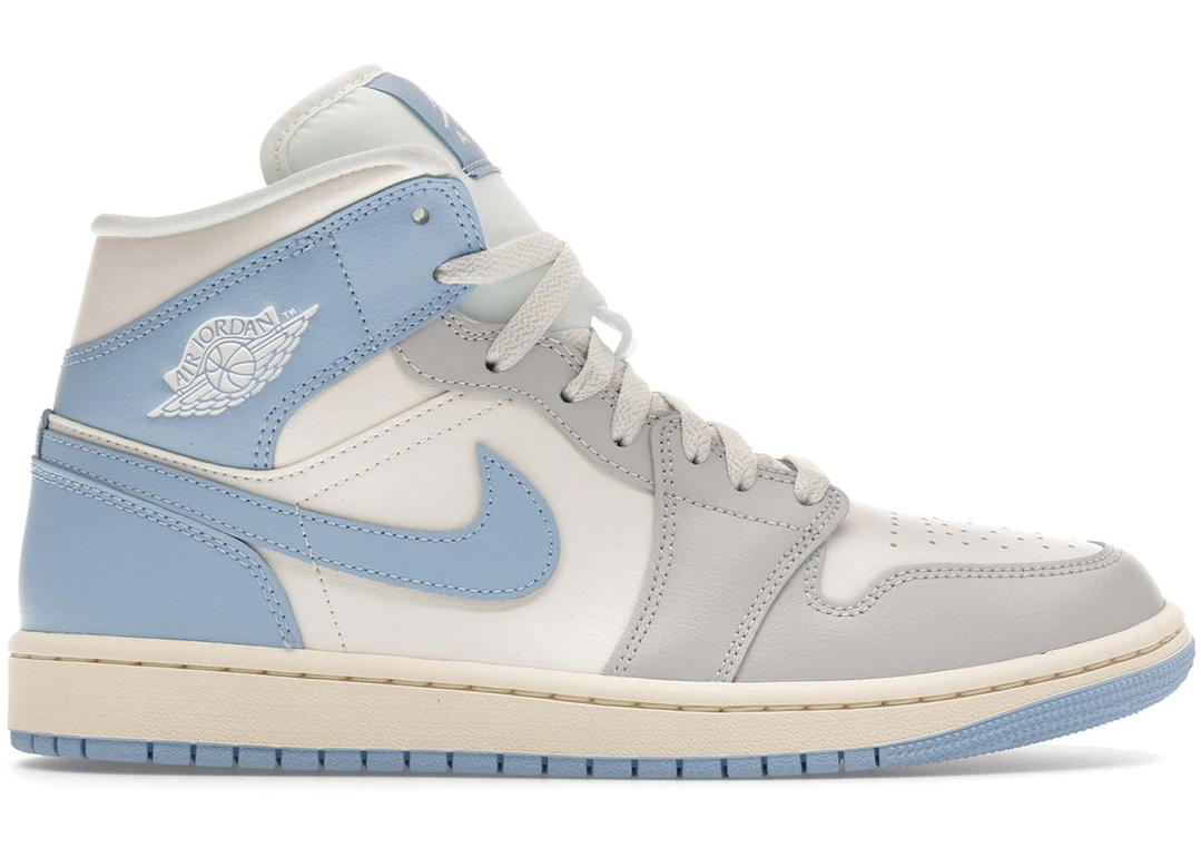 Jordan Jordan 1 Mid Psychic Blue Sail Coconut Milk (Women's)