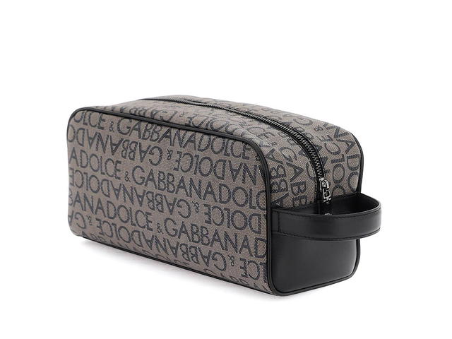 Dolce & Gabbana Dolce Gabbana Coated Jacquard Vanity Casemixed Colours 45co 25pu 15pl 10calfskin 5vi - view 2