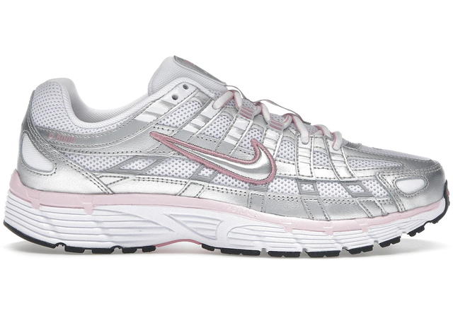 Nike Nike P-6000 White Elemental Pink Black Metallic Silver (Women's) - view 1