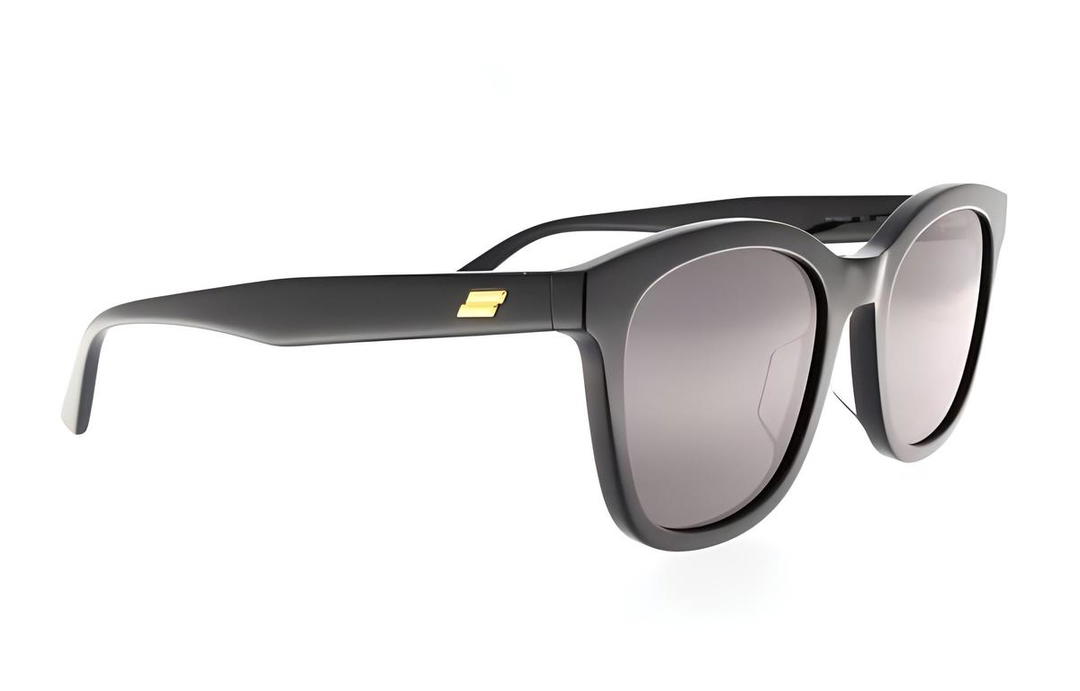 Bottega Veneta Bottega Veneta Plate Frame Butterfly Sunglasses Women's Black