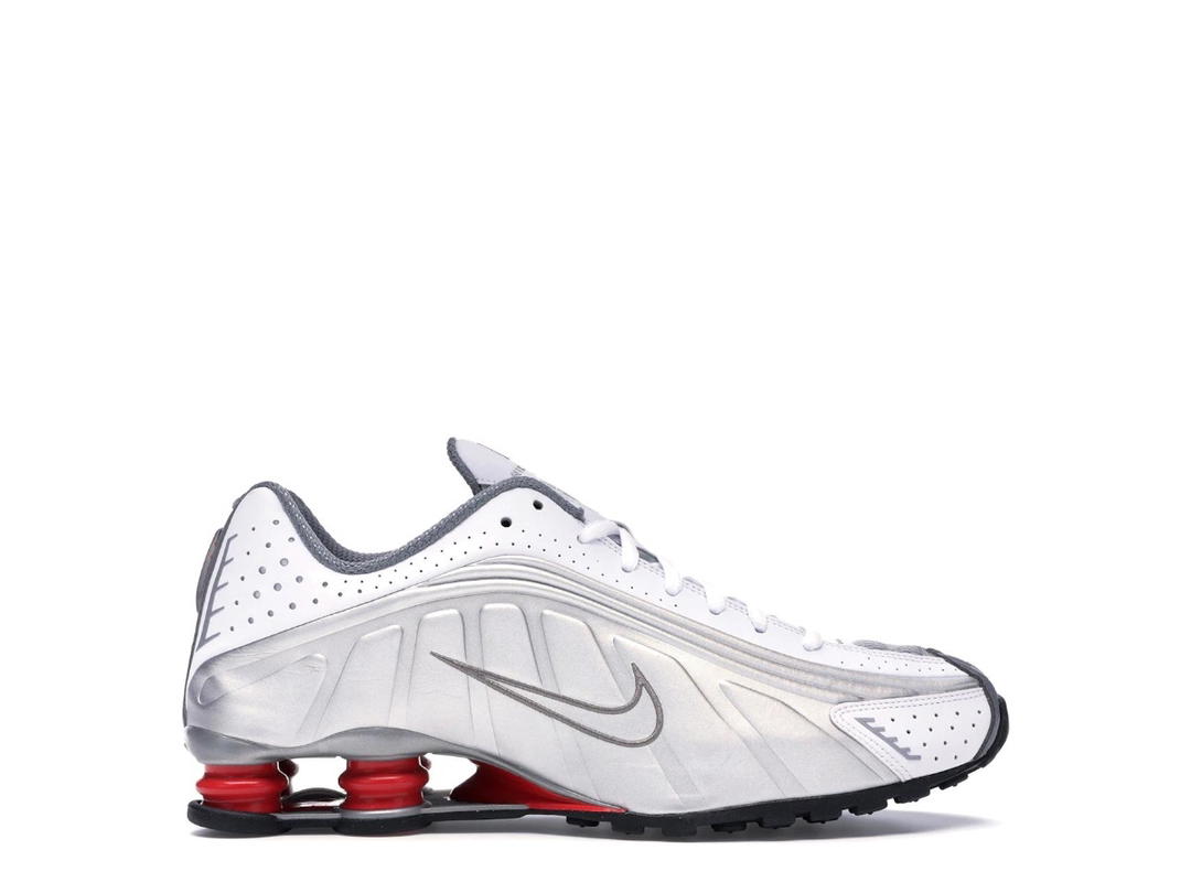Nike Nike Shox R4 Metallic Silver Comet Red (2018)