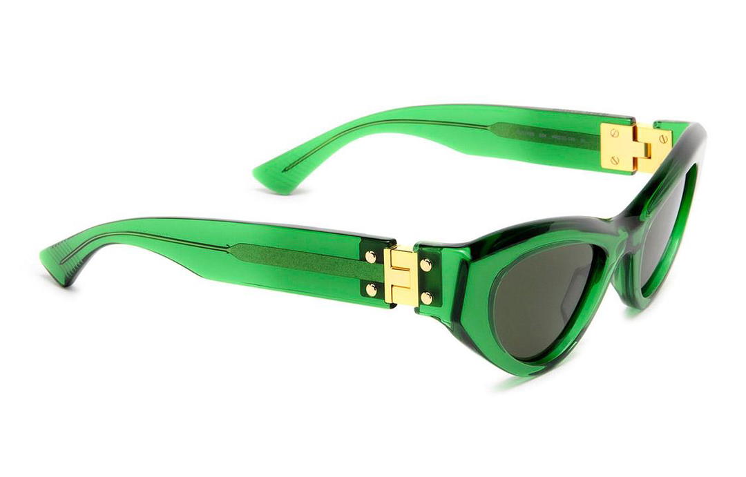 Bottega Veneta Bottega Veneta Straight Arm Cat-Eye Frame Sunglasses