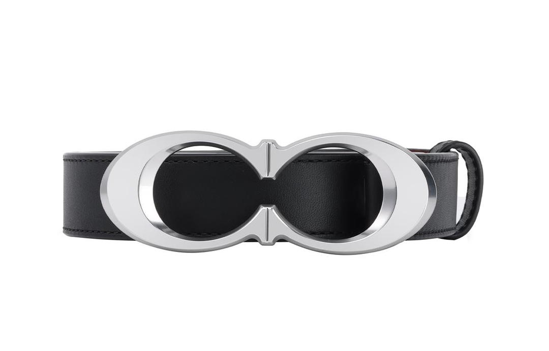 Coach Coach Calfskin Leather Belts Unisex Width 2.5cm