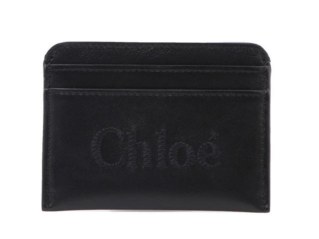 Chloé Chlo Sense Card Holderblack Pelle Di Vitello - view 1