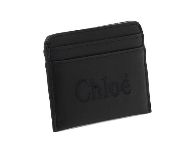 Chloé Chlo Sense Card Holderblack Pelle Di Vitello - view 2