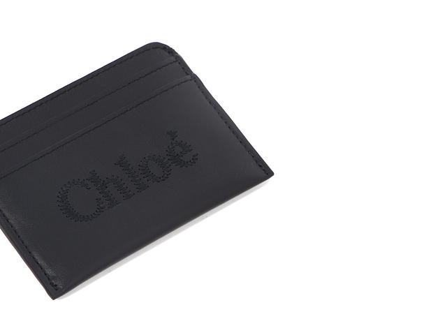 Chloé Chlo Sense Card Holderblack Pelle Di Vitello - view 4