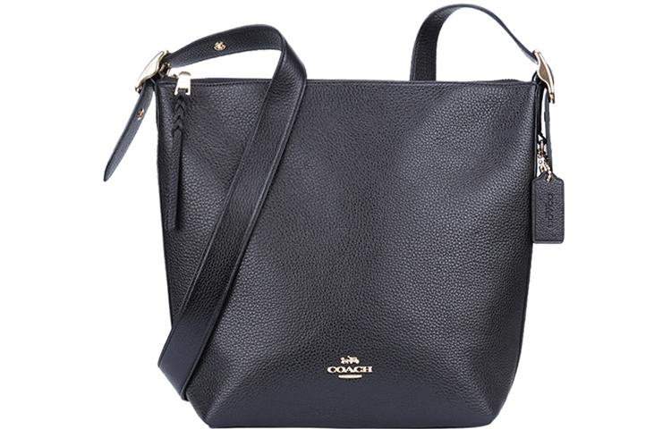 Coach Coach Duffle Leather Crossbody Bag Shoulder Bag Women's Black