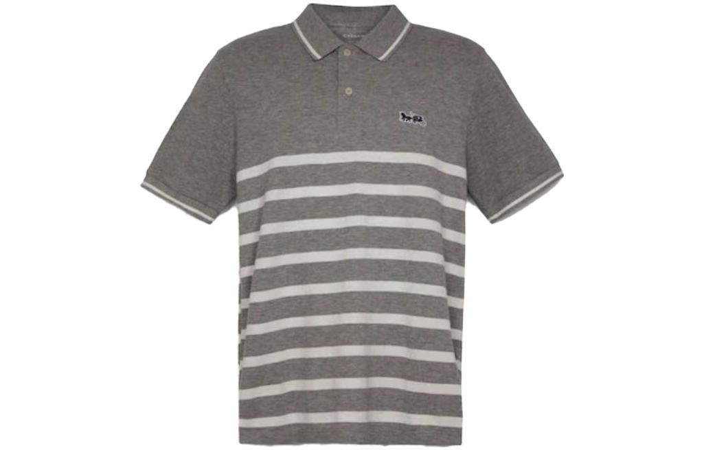 Coach Coach Polo Shirts Men Gray