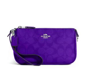 Buy Coach Nolita Artificial Leather Mahjong Bag Shoulder Bag Wrist Bag Clutch Small Size Women's 1Sports Purple Monogram at Sasom – Authentic and Ready to Ship