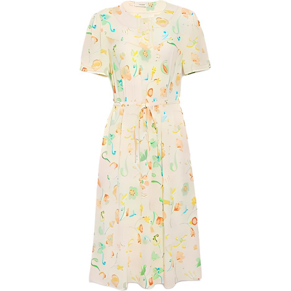 Coach Coach Short-Sleeved Dresses Women's Yellow