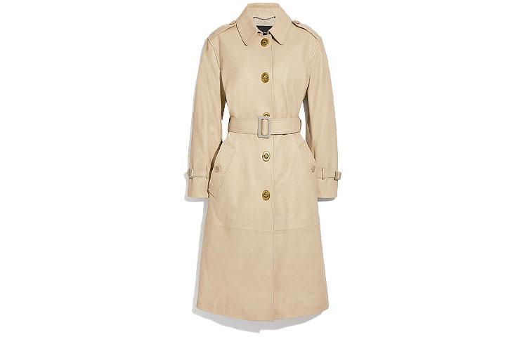 Coach Coach Trench Coats Women's Khaki