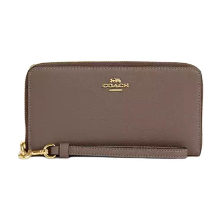 Coach Coach Leather Wallet Women's Brown