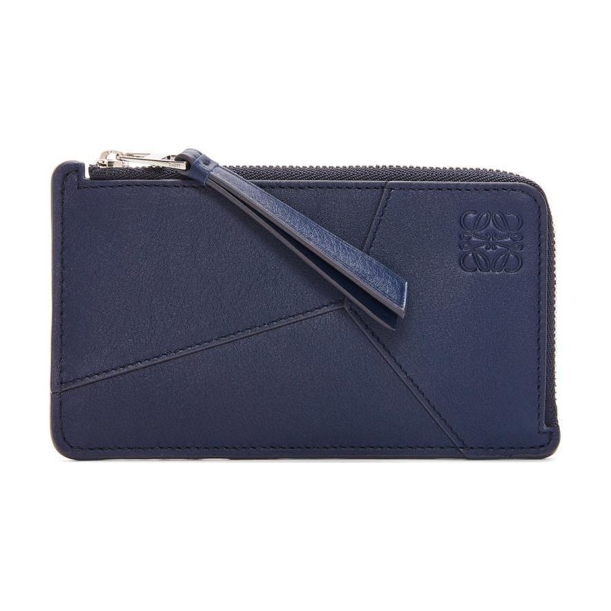 Loewe Loewe Calfskin Wallet Men's Abyss Blue