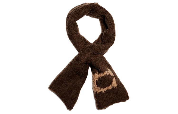 Coach Coach Knit Scarves Women's Dark Brown