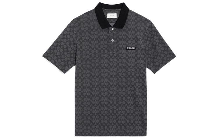 Coach Coach Polo Shirts Men Gray