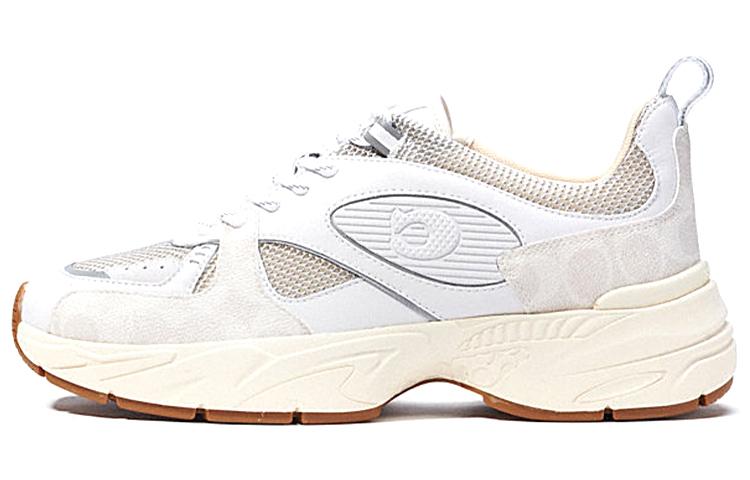 Coach Coach Tech Cushioned Slip-Resistant Low-Top Casual Shoes Men's Fluorescent White