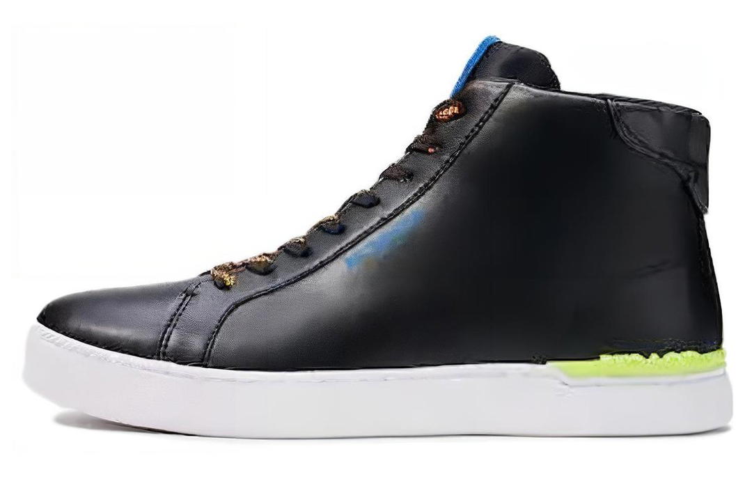 Coach Coach High Top Casual Shoes Men's Black