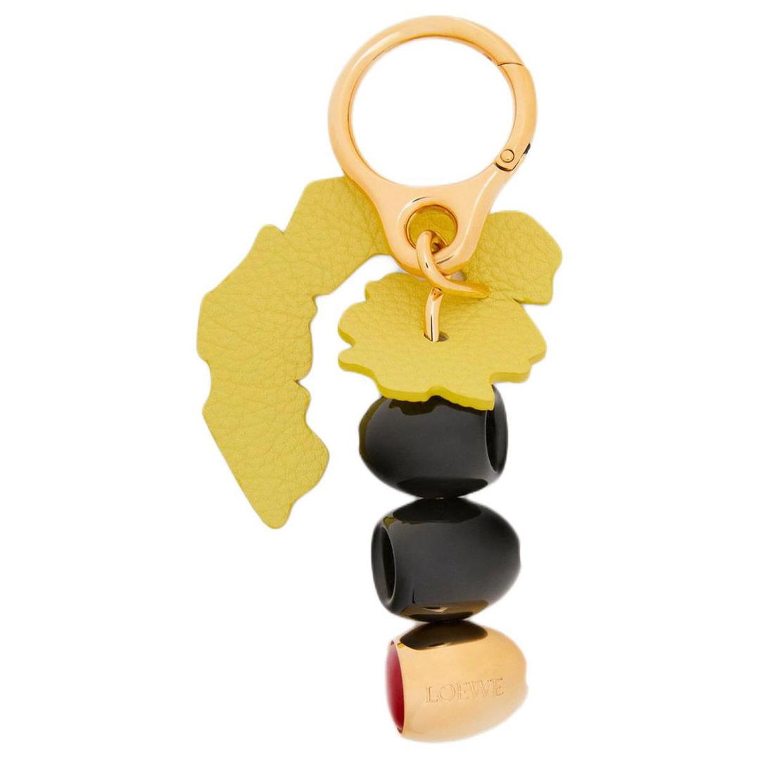 Loewe Loewe Acetate & Brass Bag Accessories Women's Black & Gold